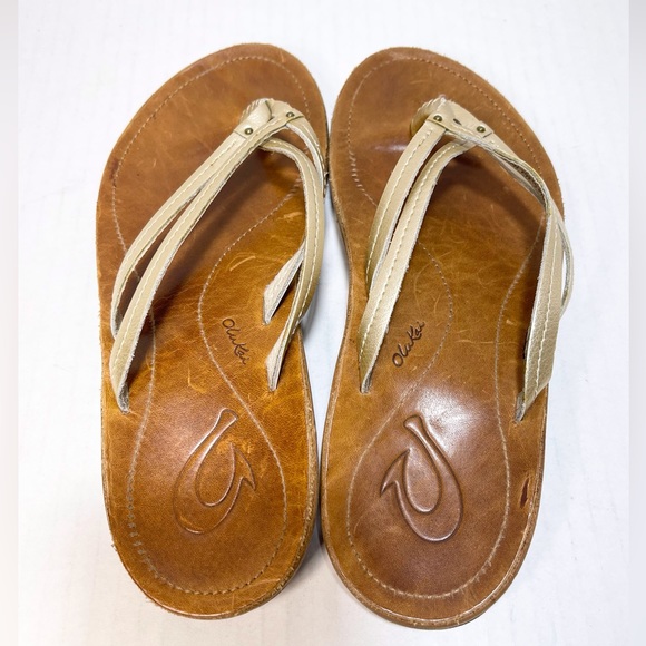 Olukai 20245-FAFM Bubbly Sahara FlipFlop Thong Sandal Women’s Sz 5. - Picture 3 of 13